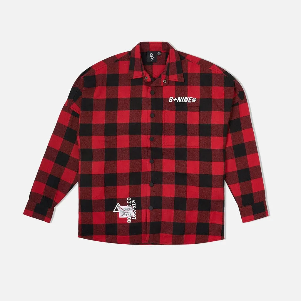 Destroy Flannel Shirt Red