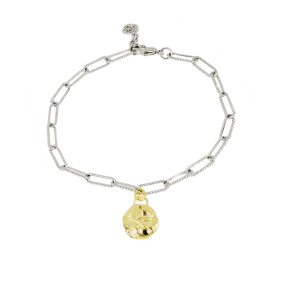 Diamante Charm Bracelet Sand Dollar