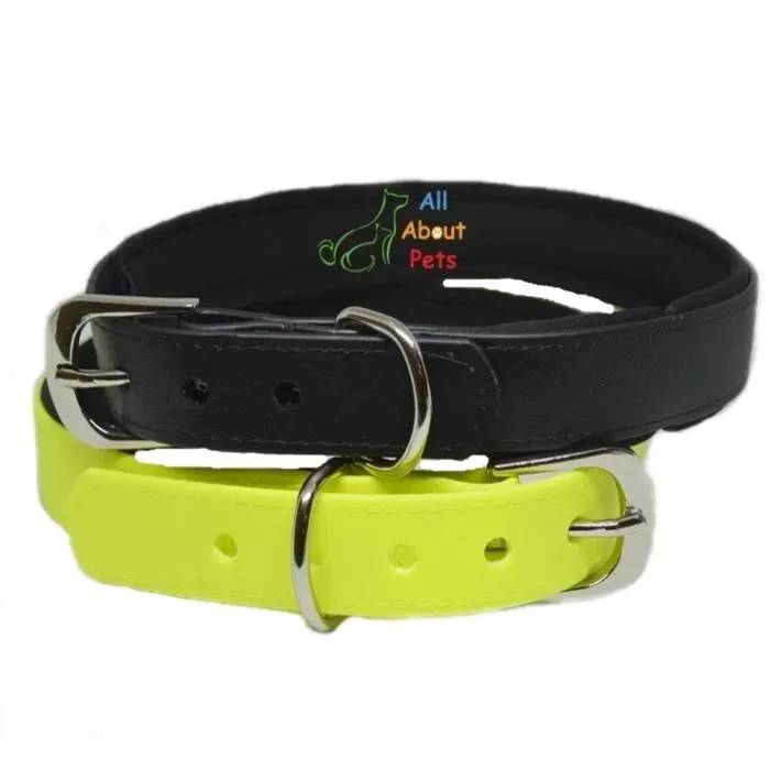 Dog Collar Large Yellow & Black Color