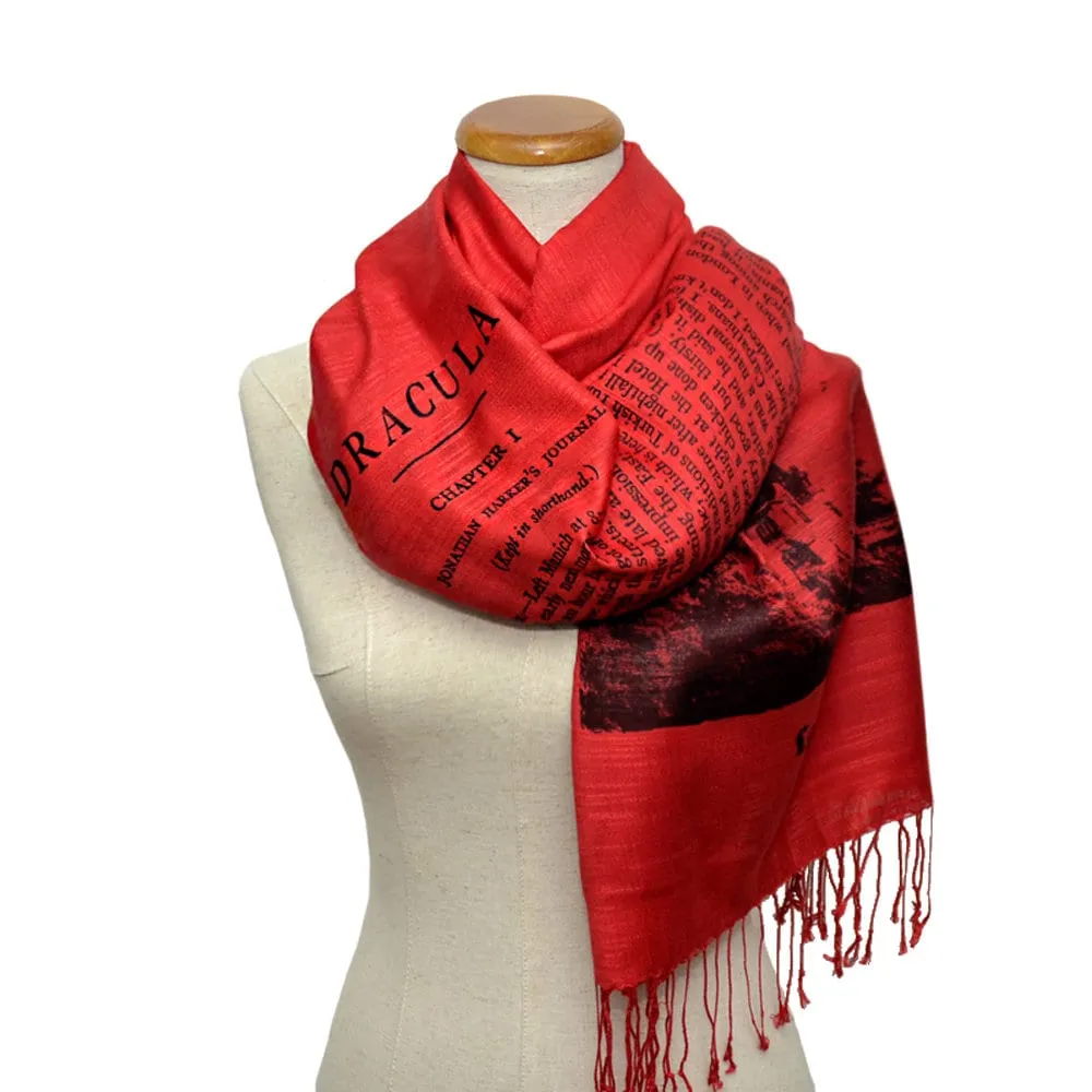 Dracula by Bram Stoker Shawl Scarf Wrap