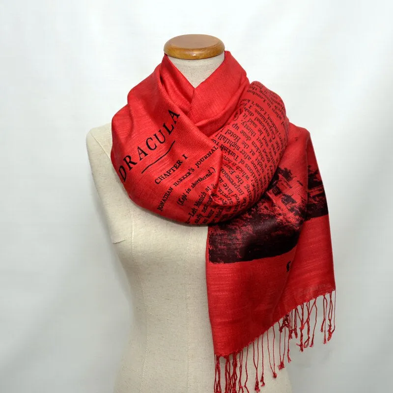 Dracula by Bram Stoker Shawl Scarf Wrap