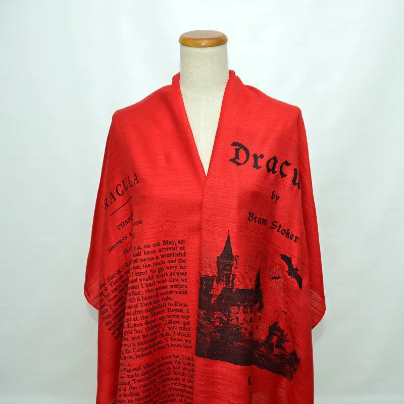 Dracula by Bram Stoker Shawl Scarf Wrap