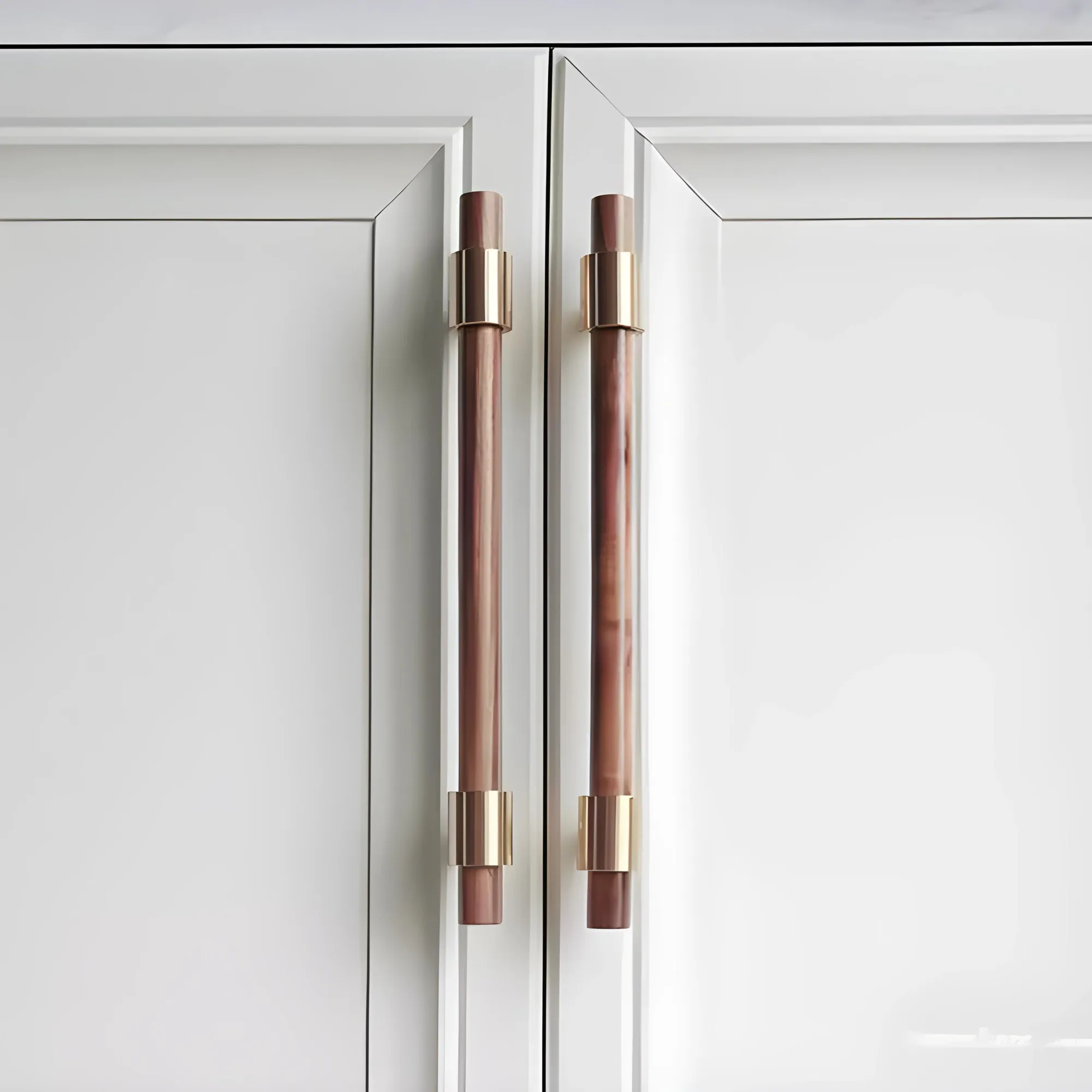 DUDLER / Walnut & Solid Brass Handles