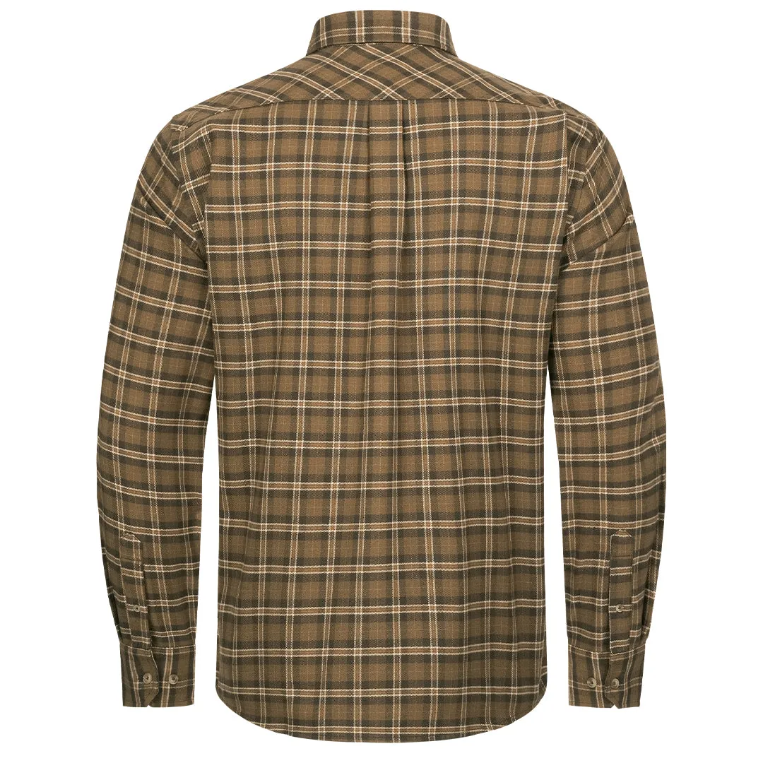 Edward Shirt - Beige/Brown Checked by Blaser