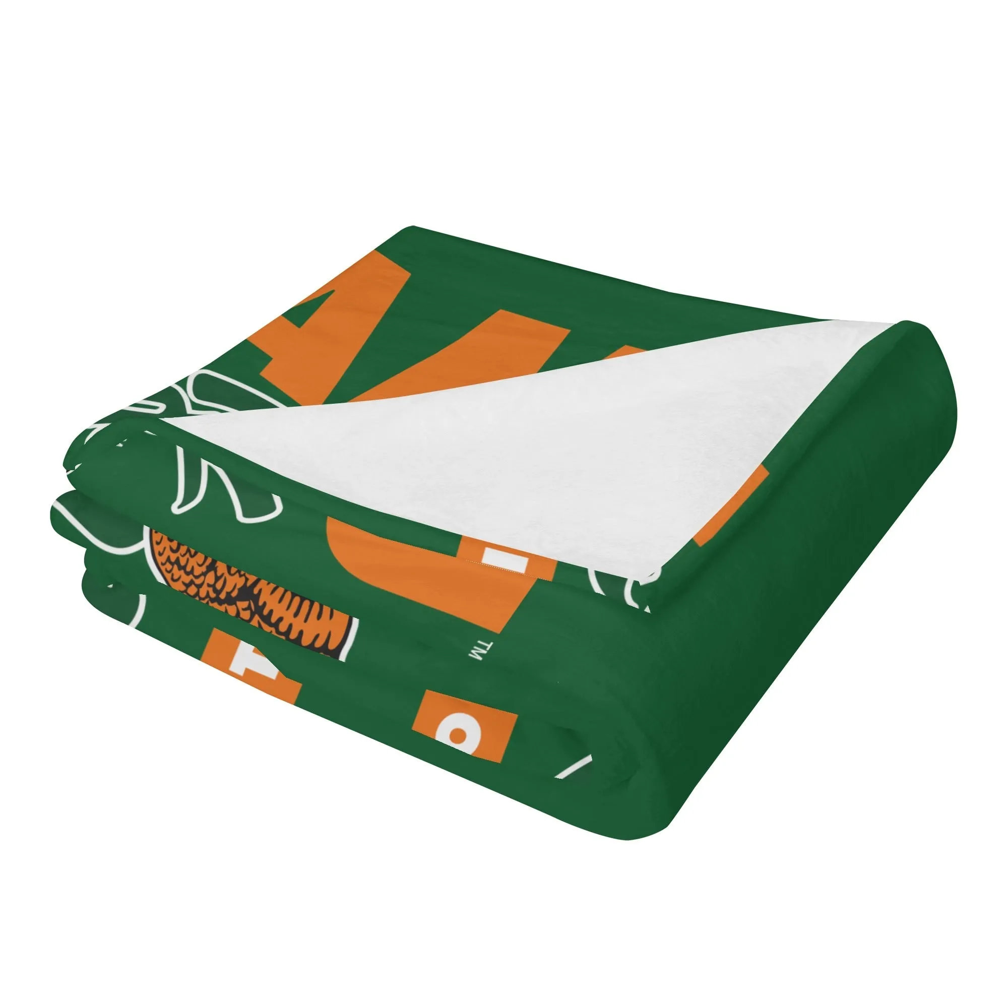 FAMU Does It Better Long Vertical Flannel Breathable Blanket (4 Sizes)