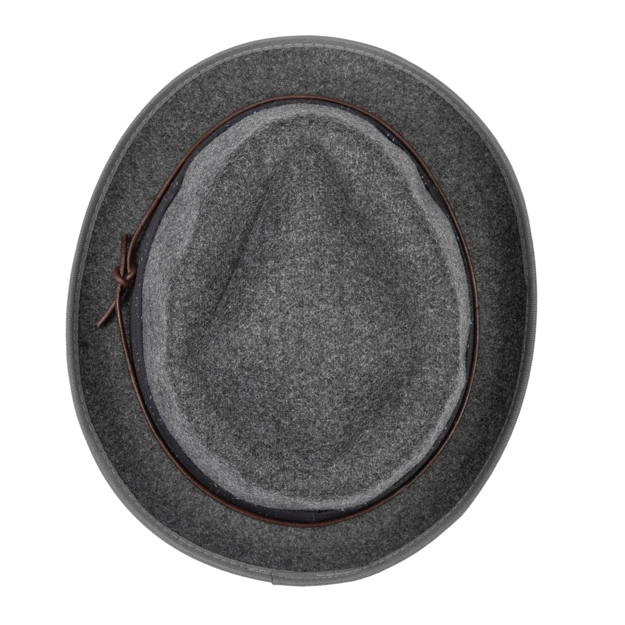 Faux Felt Pork Pie Fedora