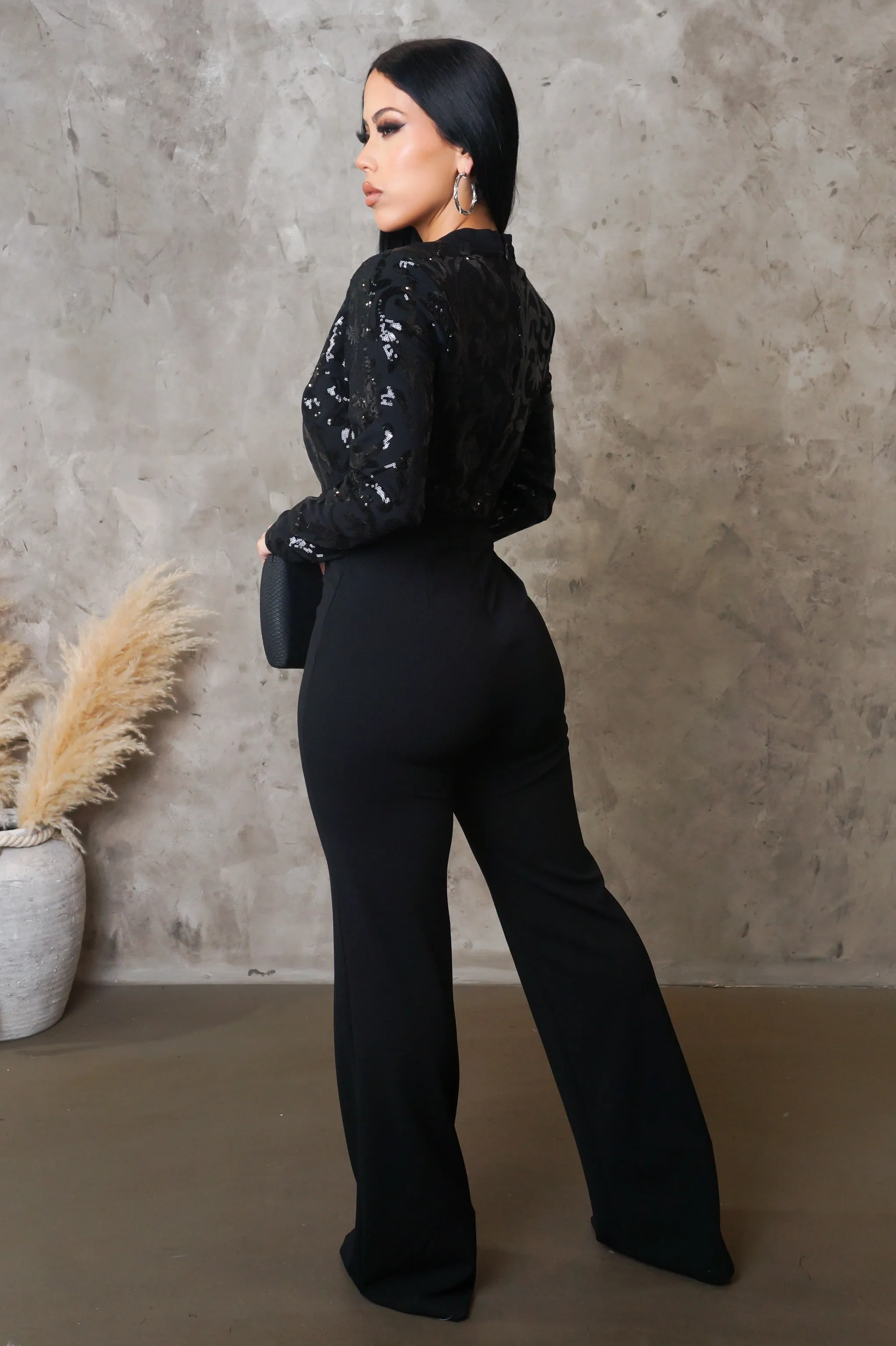 Feeling Myself Jumpsuit - Black