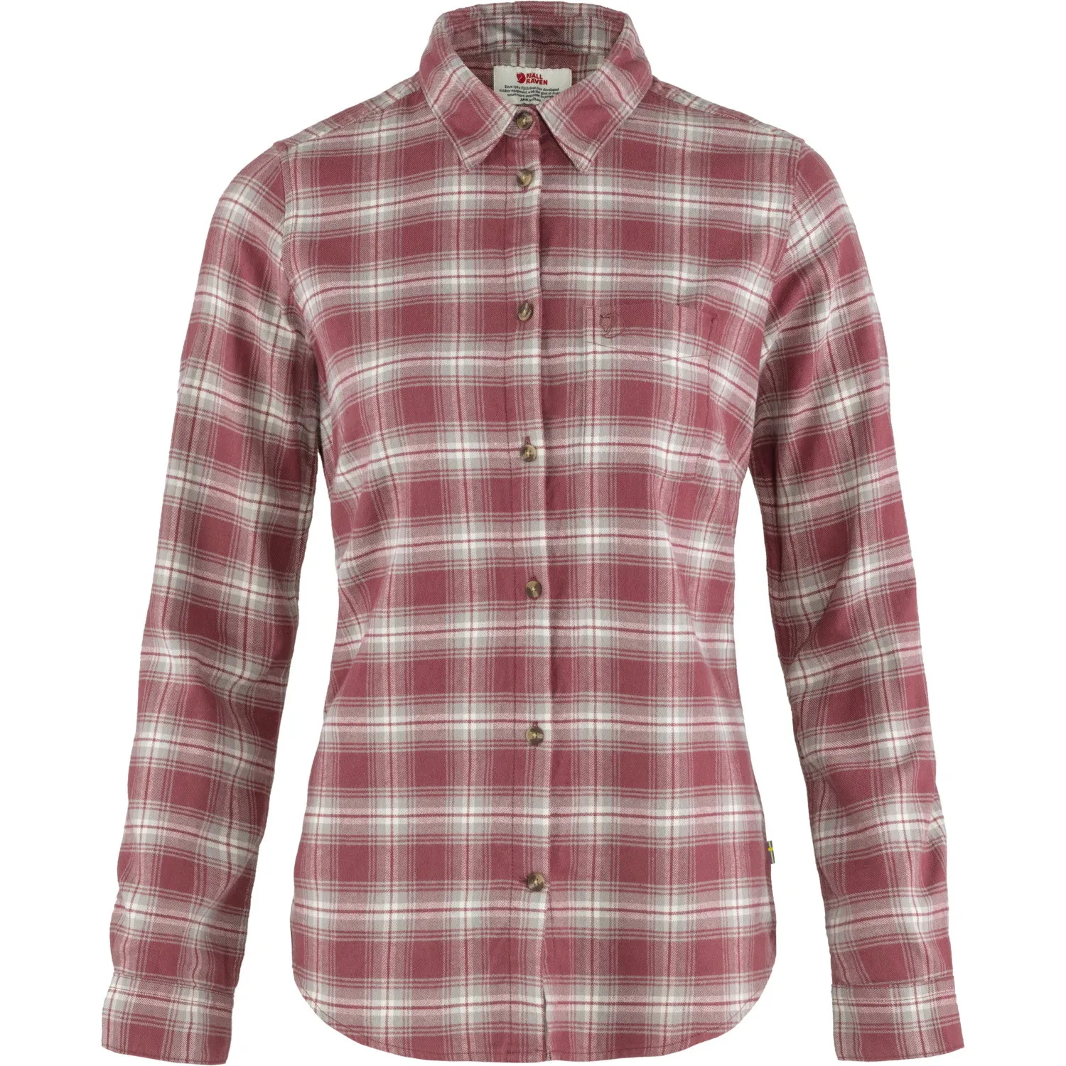 Fjällräven Women&#x27;s Övik Flannel Shirt Mesa Purple/Fog | Buy Fjällräven Women&#x27;s Övik Flannel Shirt Mesa Purple/Fog here | Outnorth