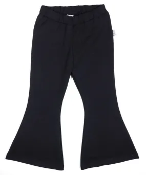 Flared Pants Rib Black