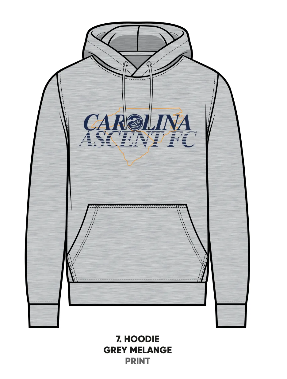 For the Carolinas (Light Grey) Unisex Adult Hoodie