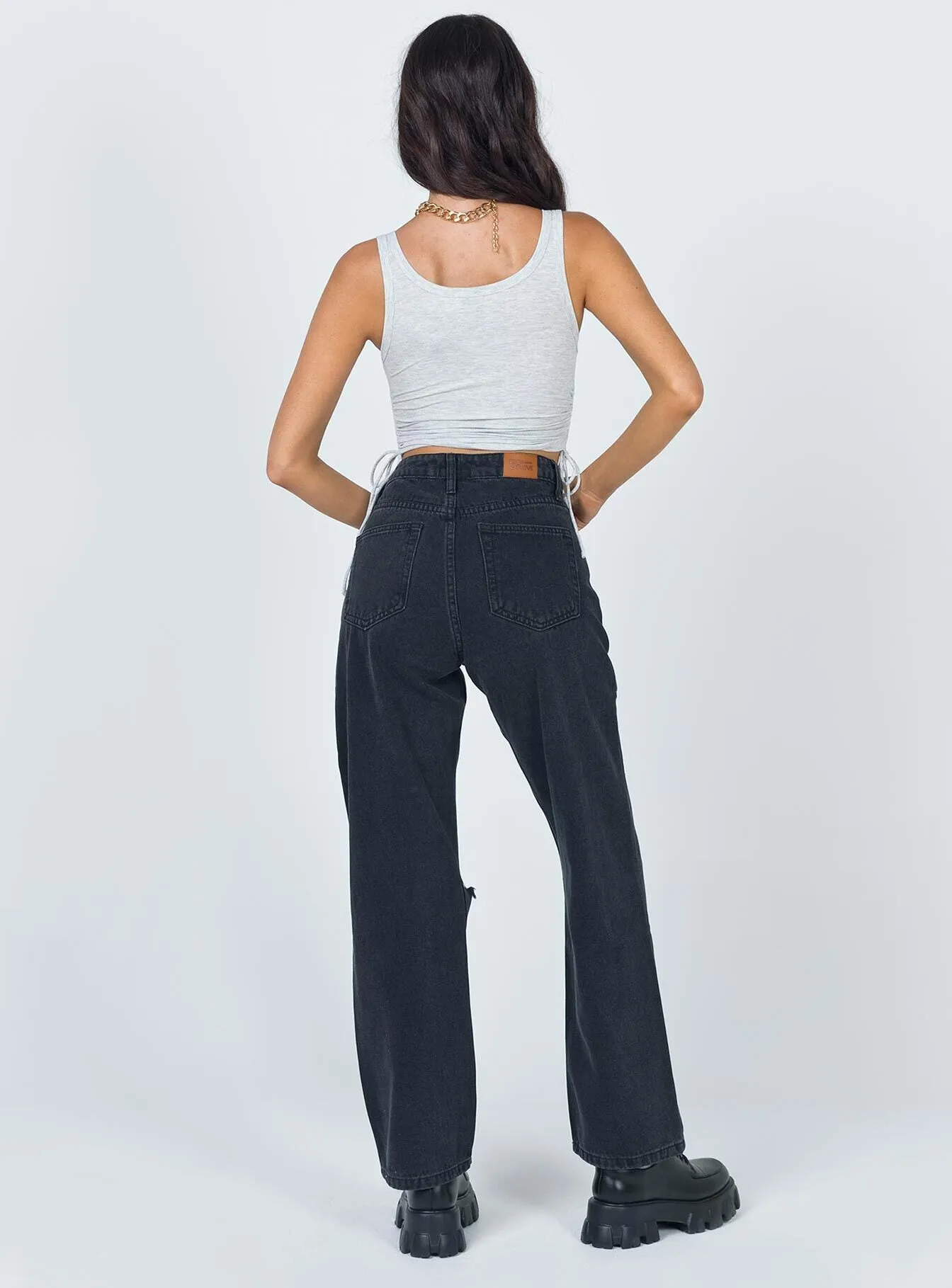 Fraya High Rise Boyfriend Jeans Denim