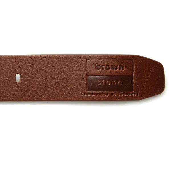 Full Grain Genuine Leather Belt - Milano Rugged (Tin Buckle)