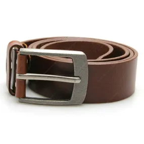 Full Grain Genuine Leather Belt - Milano Rugged (Tin Buckle)