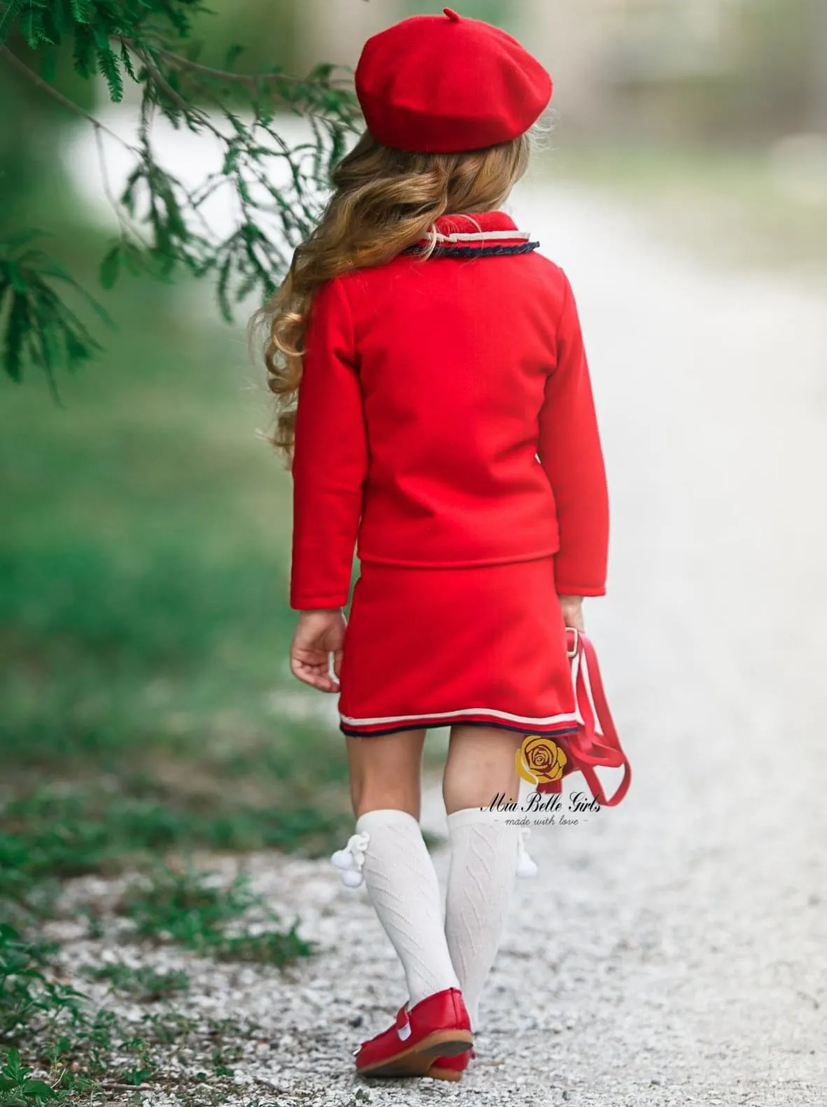 Future CEO Button Up Blazer And Matching Mini Skirt Set