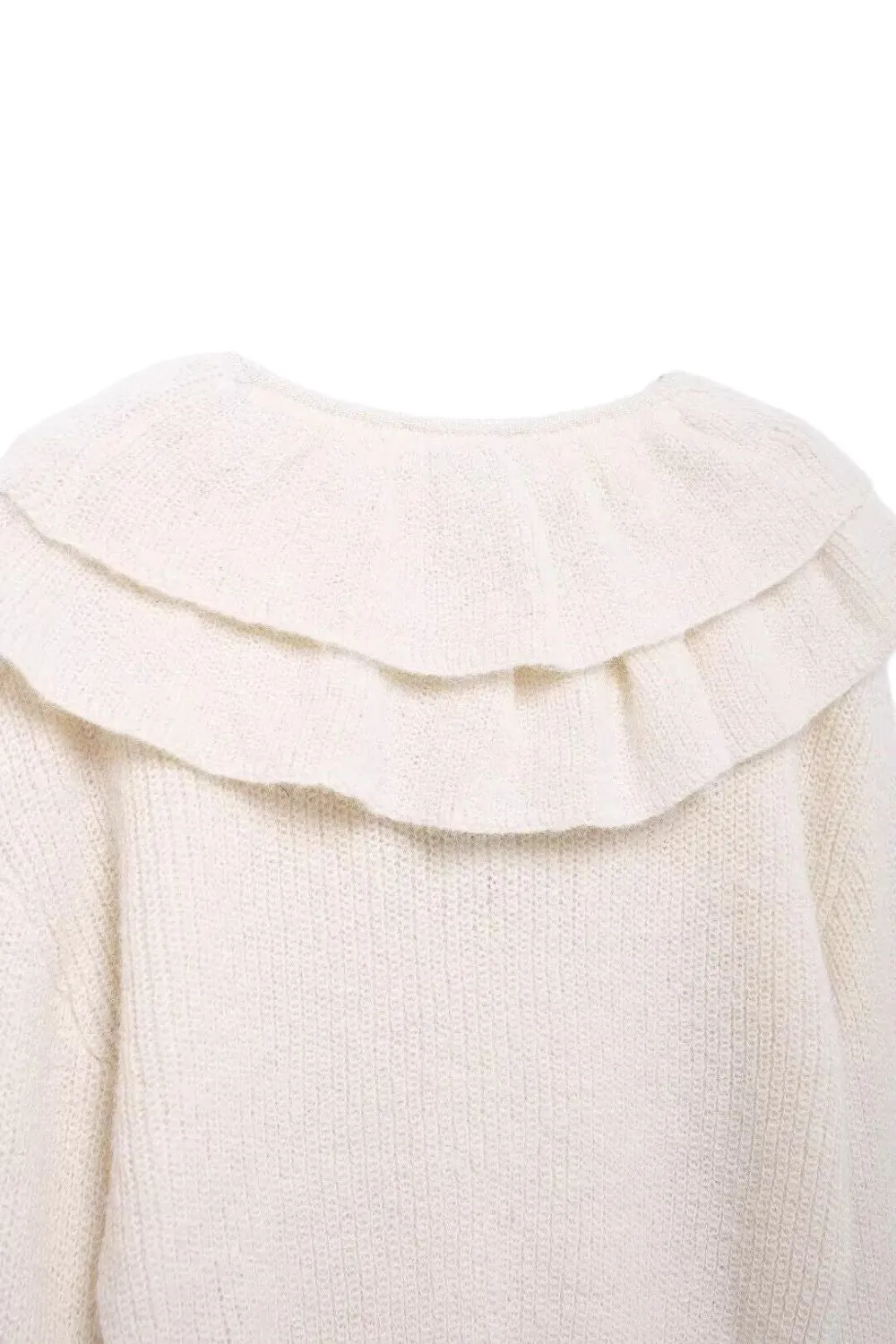 'Geraldine 'Layered Collar Knit Sweater