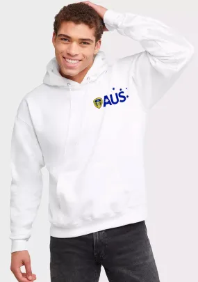 Gildan Adult Leeds United Supporter Hoodie White