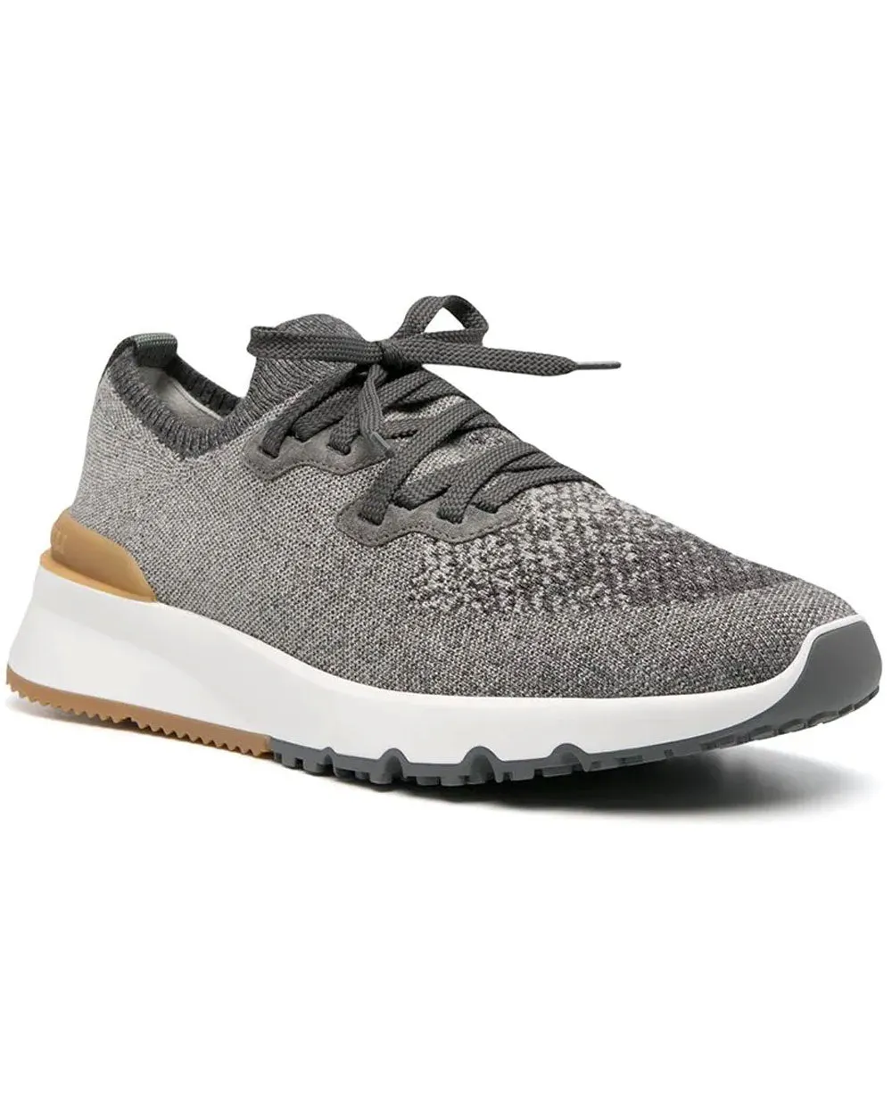 Grey Knit Low Top Sneaker