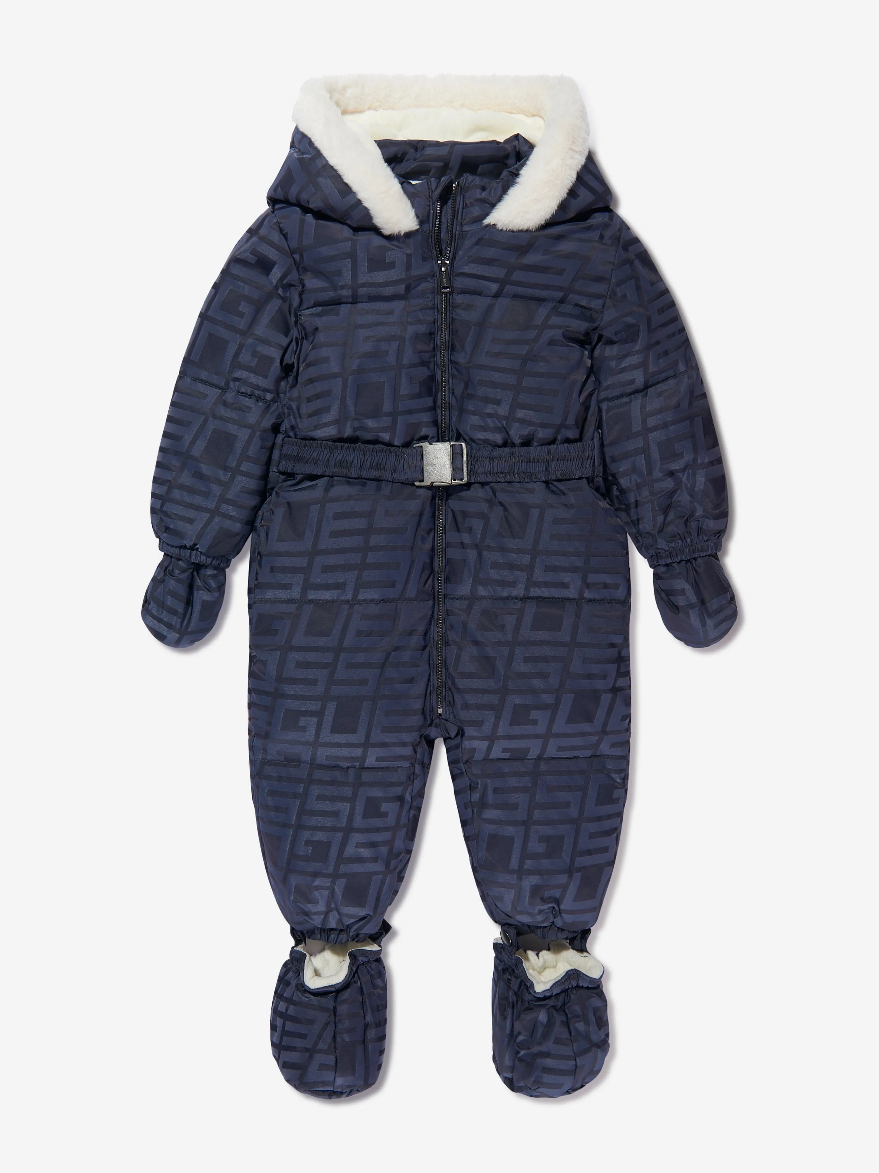 Guess Baby Boys Padded Snowsuit With Hood