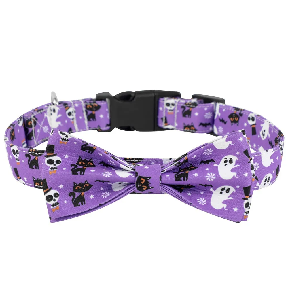 Halloween Bowtie Pet Collar