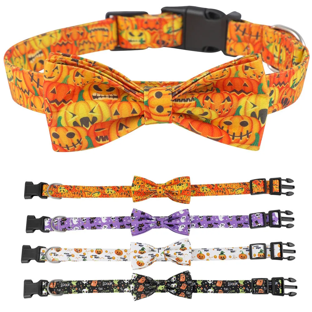 Halloween Bowtie Pet Collar