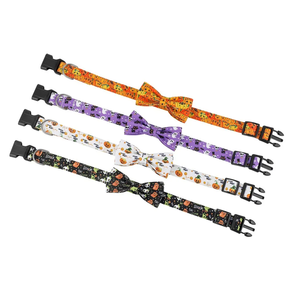 Halloween Bowtie Pet Collar