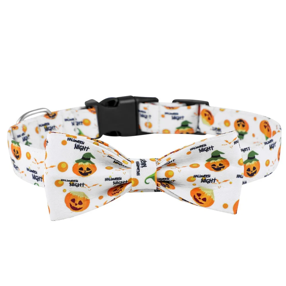 Halloween Bowtie Pet Collar