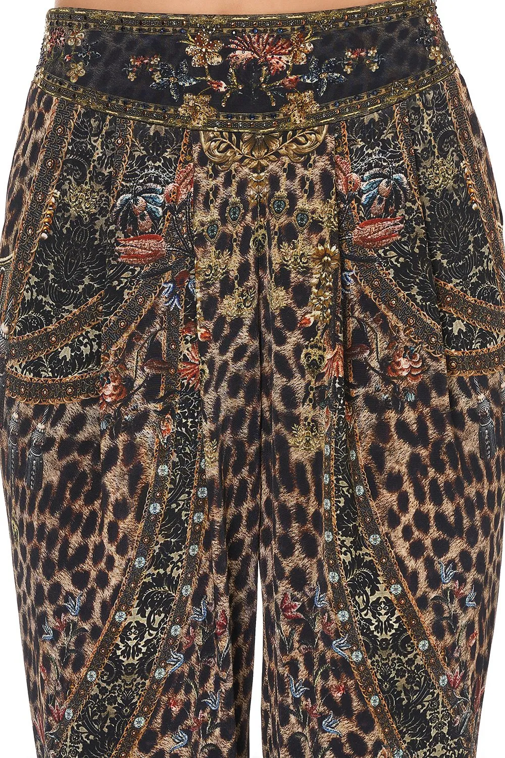 HAREM PANTS WITH FRONT PLEATS ABINGDON PALACE