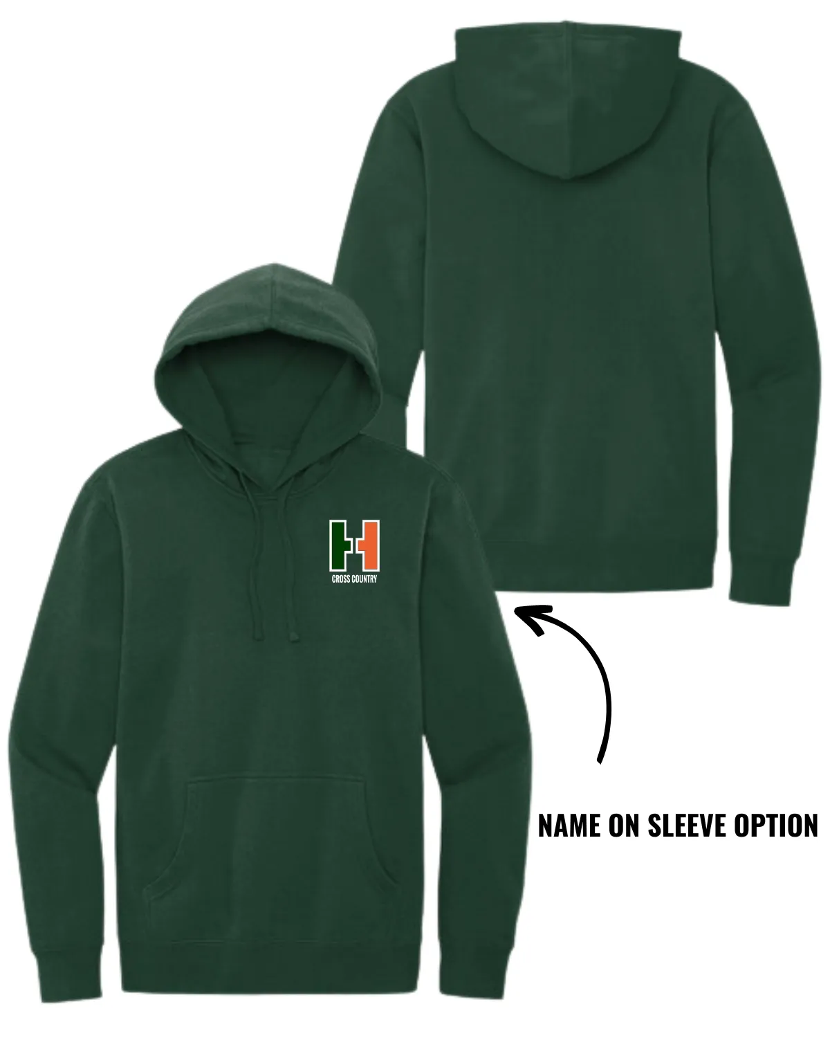 Hopkinton Cross Country - Unisex Fleece Hoodie (DT6100)