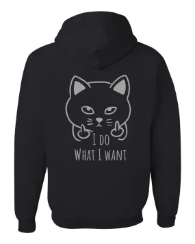 I do what I want - Cat Hoodie