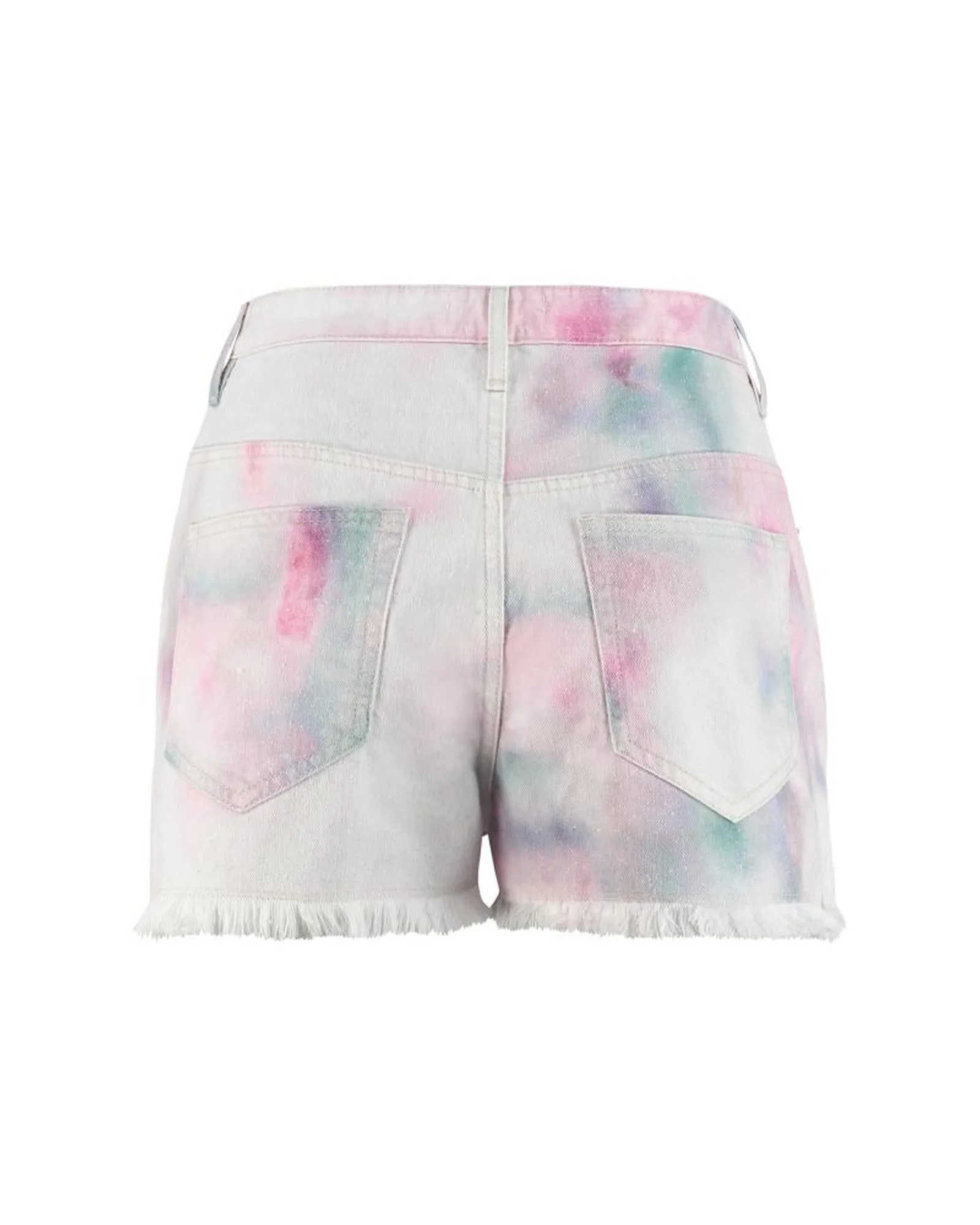 Isabel Marant Tie-Dye Denim Shorts