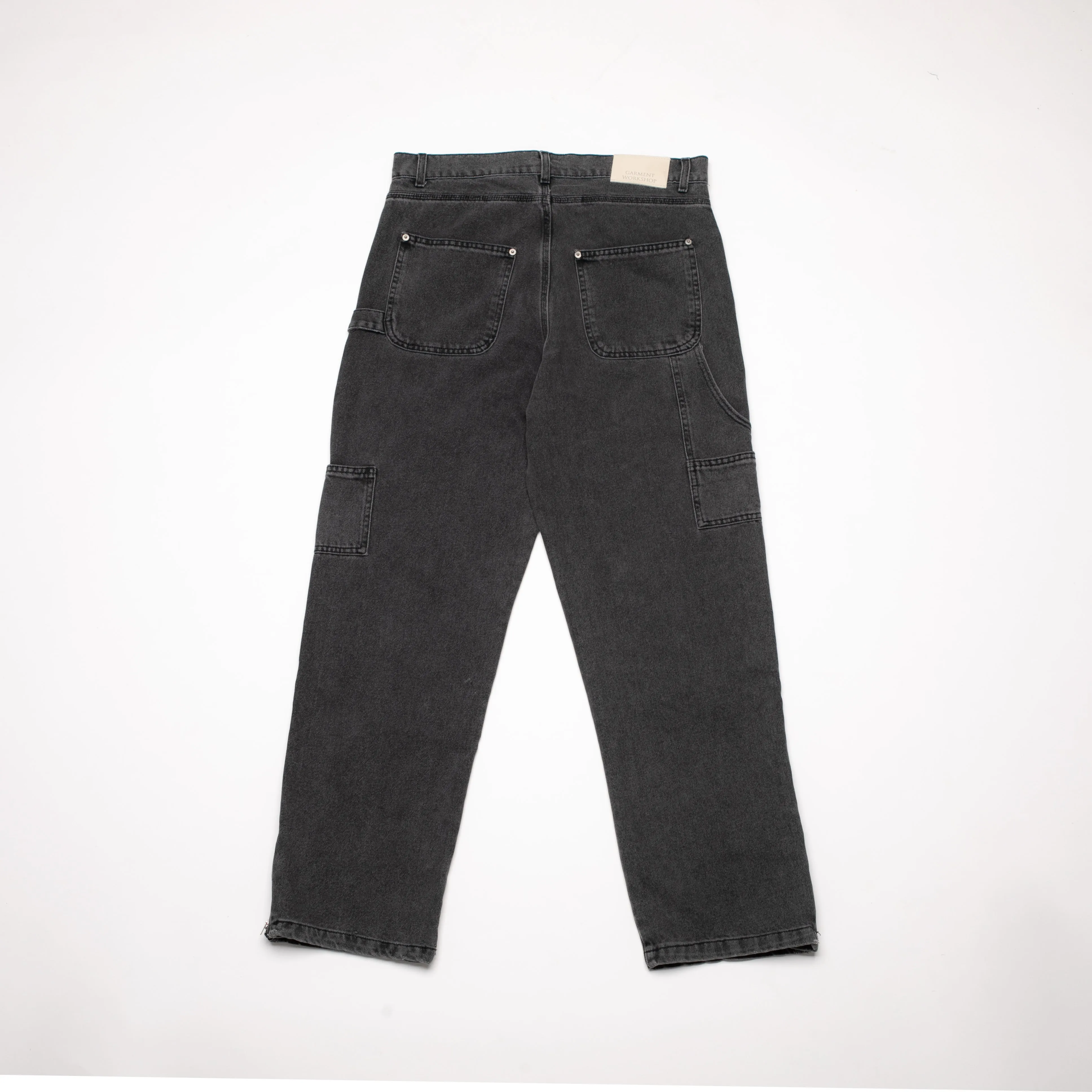 JEANS DOUBLE KNEE DENIM GREY / Garment Workshop