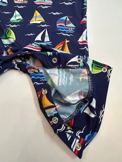 Jumper  Happy Sailing  Soft Bamboo Navy with colors Toddler