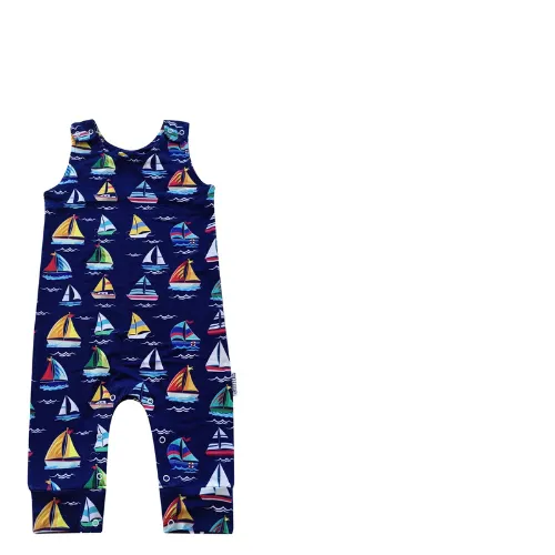 Jumper  Happy Sailing  Soft Bamboo Navy with colors Toddler