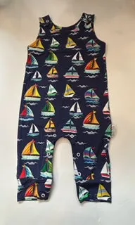 Jumper  Happy Sailing  Soft Bamboo Navy with colors Toddler