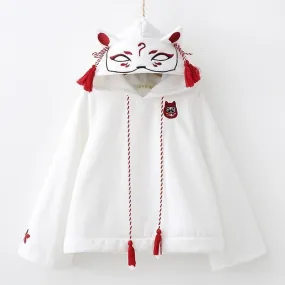 Kawaii Kitsune Fox Hoodie