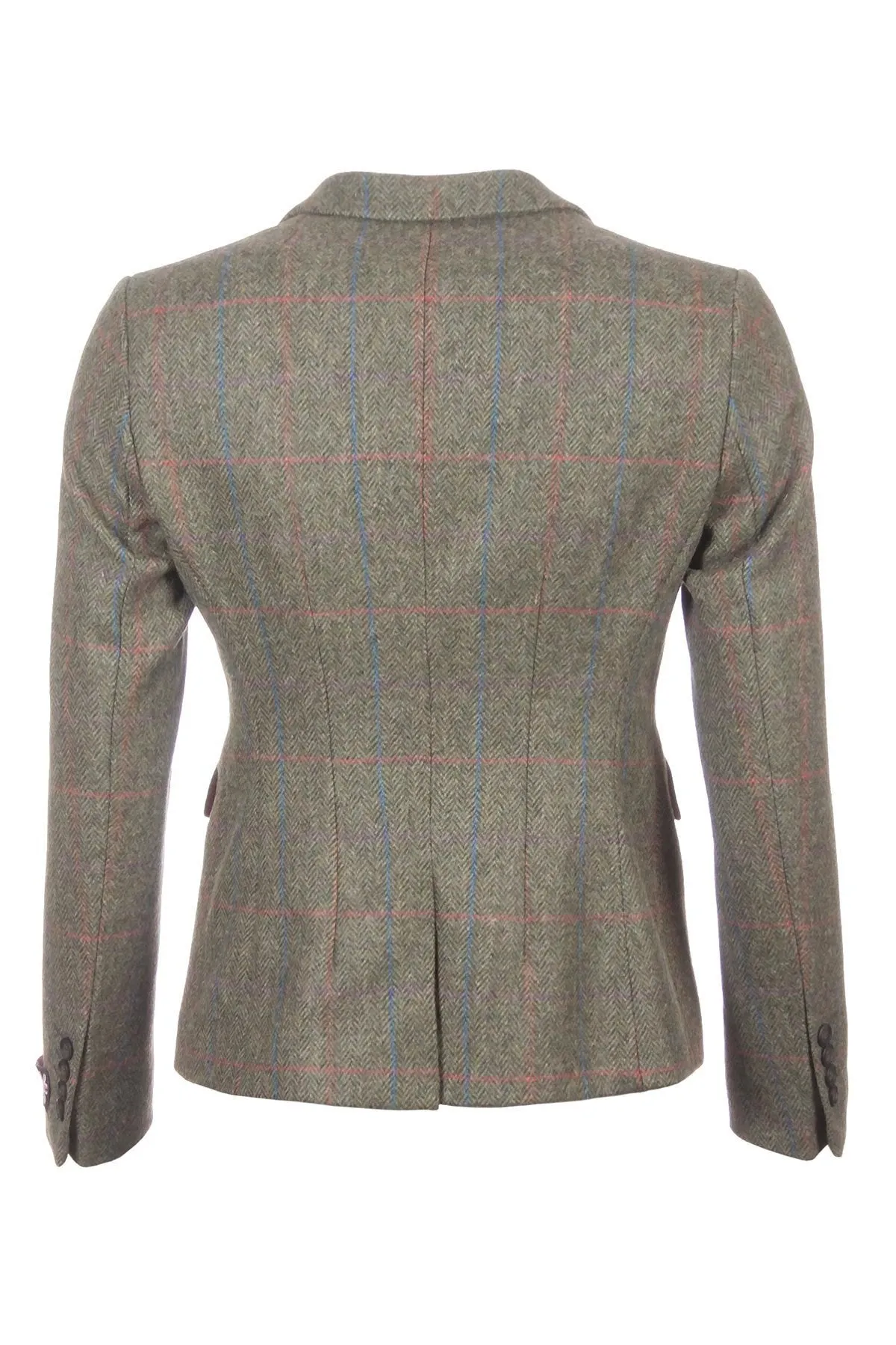 Ladies Short Fitted Tweed Jacket Blazer - Holly