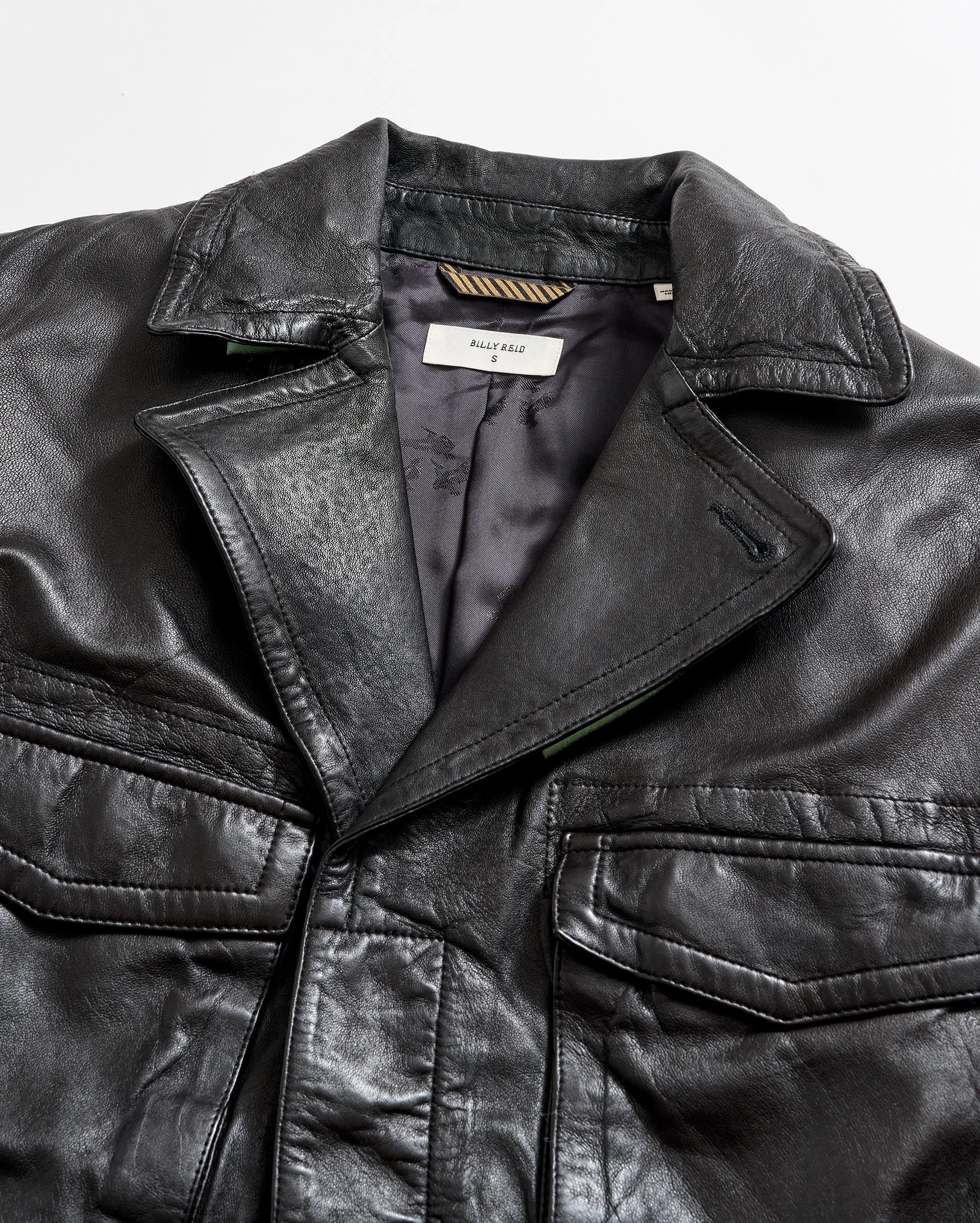 Leather Field Jacket