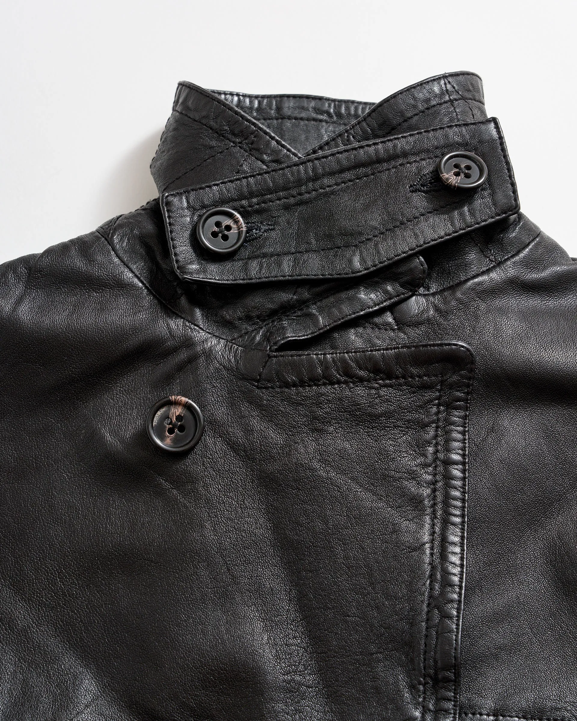 Leather Field Jacket