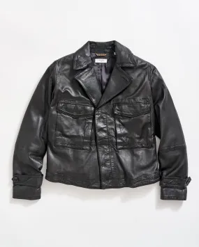 Leather Field Jacket