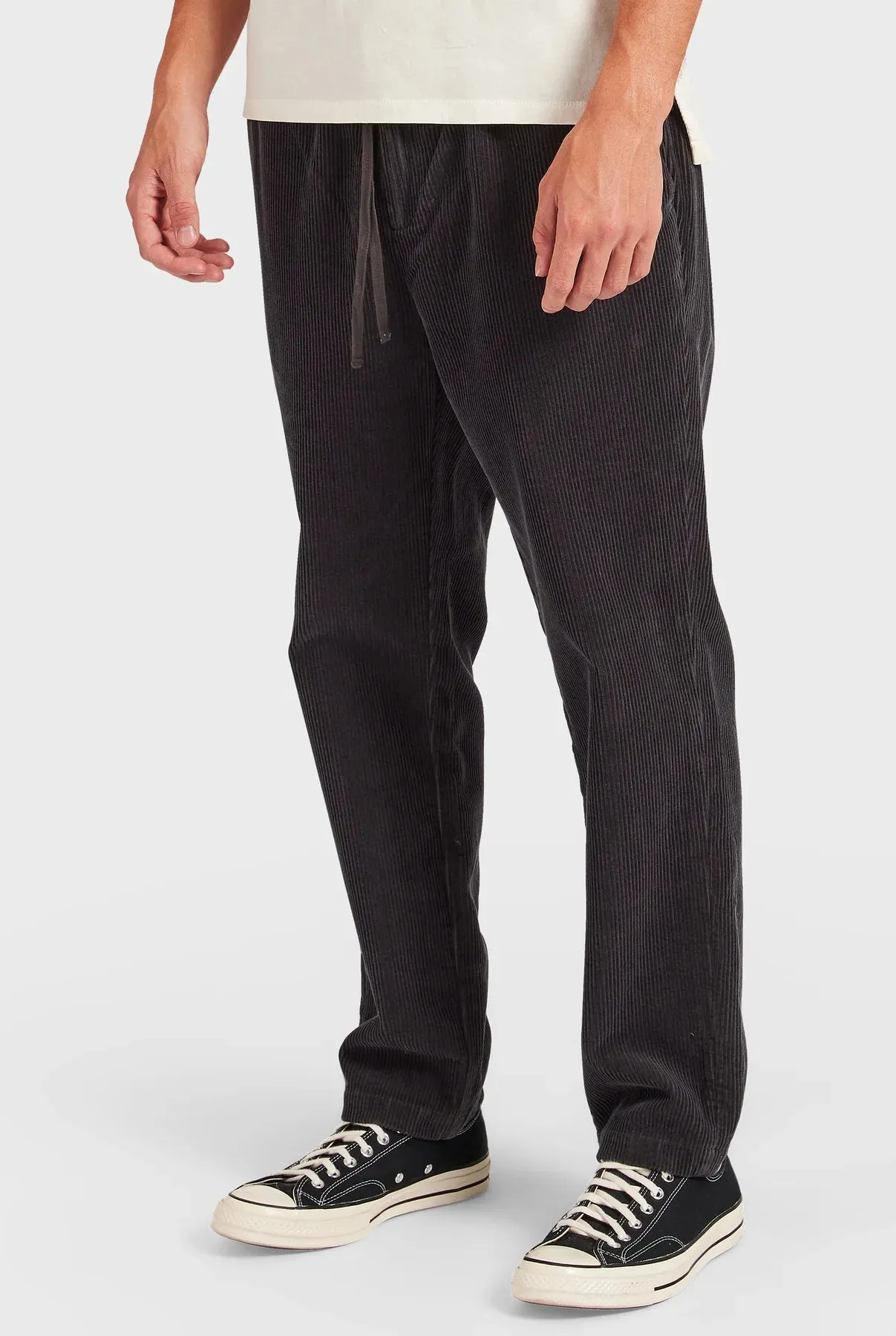 Lebowski Cord Pant in Charcoal