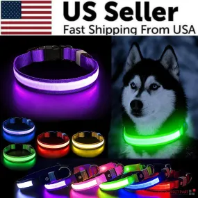 LED Glow Dog Collar