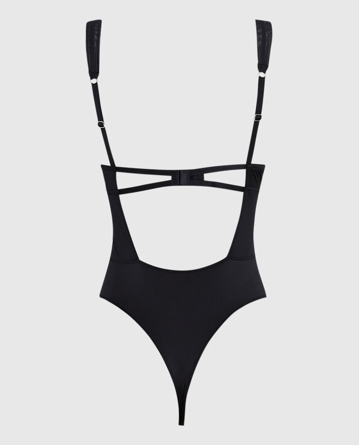 Lightly Lined Plunge Bodysuit