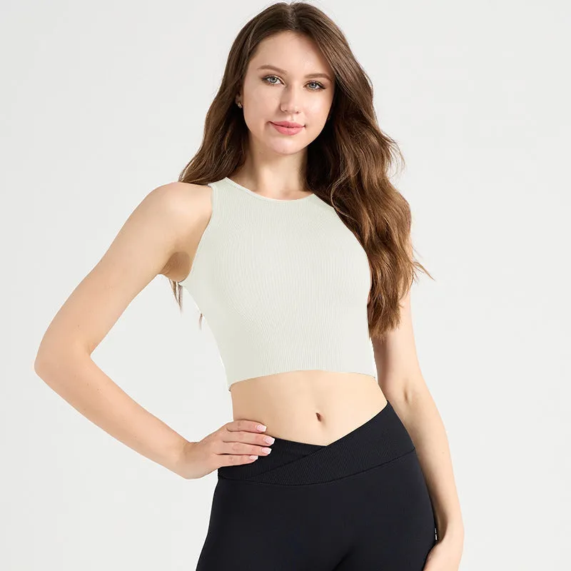 LionVII Knit Crop Tops for Women