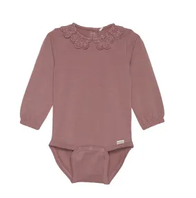 LS Onesie: Plain Rose Taupe