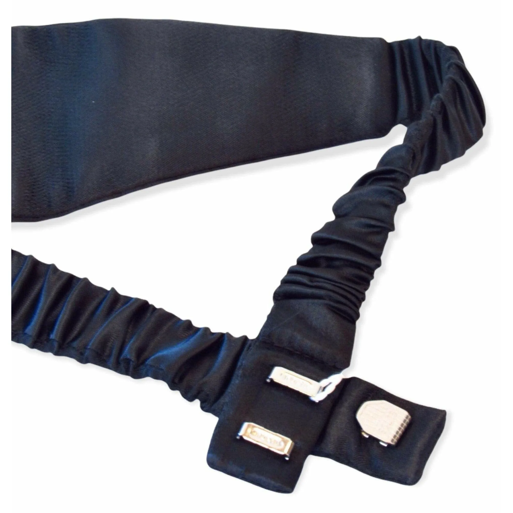 Maison Martin Margiela Black Satin Cummerbund