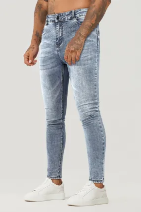 Men's Blue Skinny Jean - High Waist