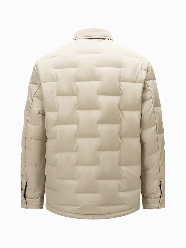 Men's medium light down jacket