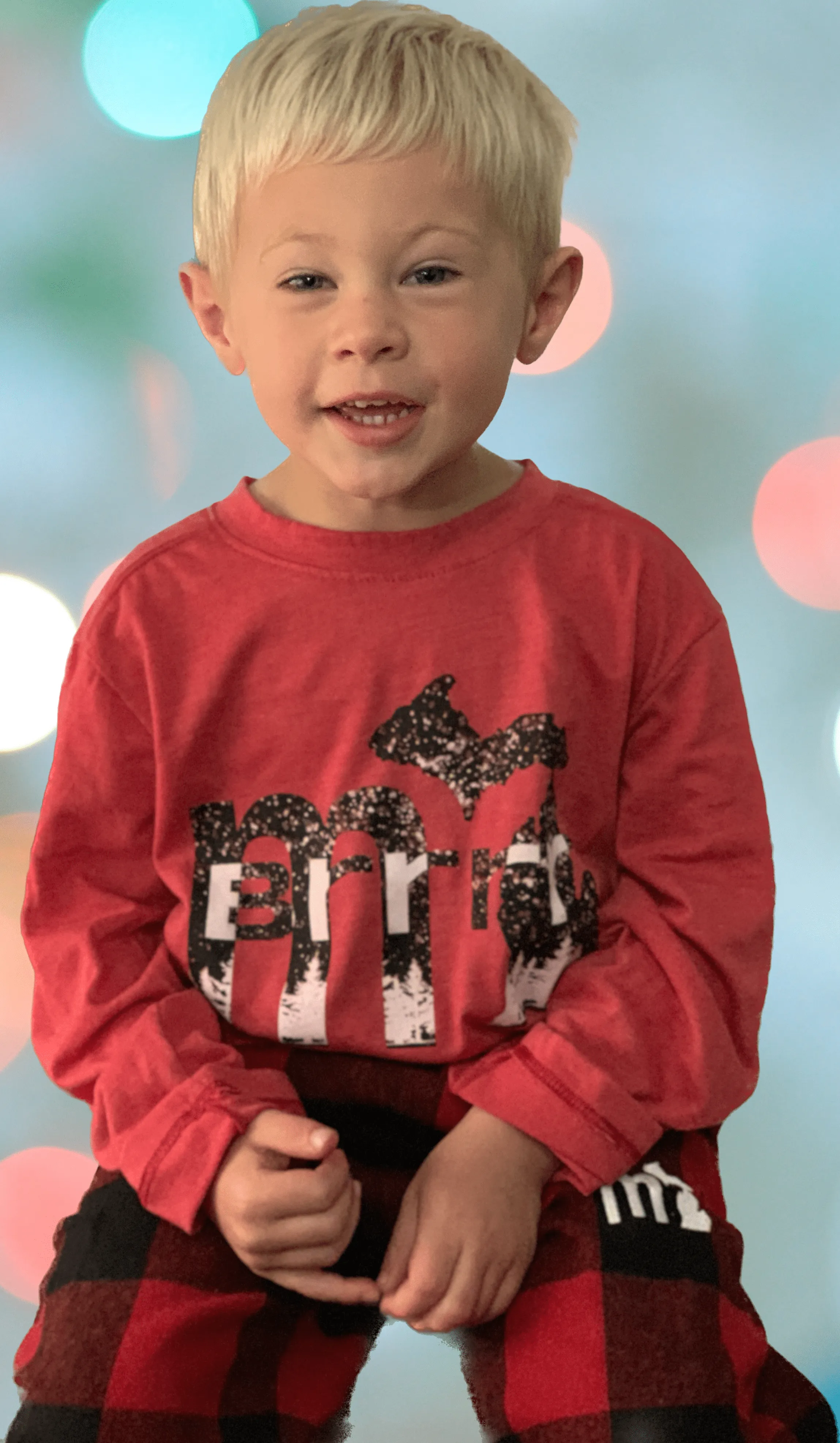 mi Kids Winter Chill Tri-blend Long Sleeve T