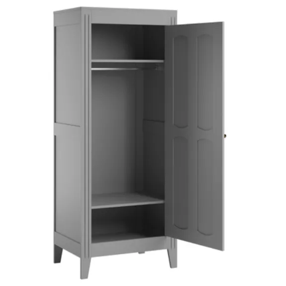 Milenne Wardrobe - Light Grey