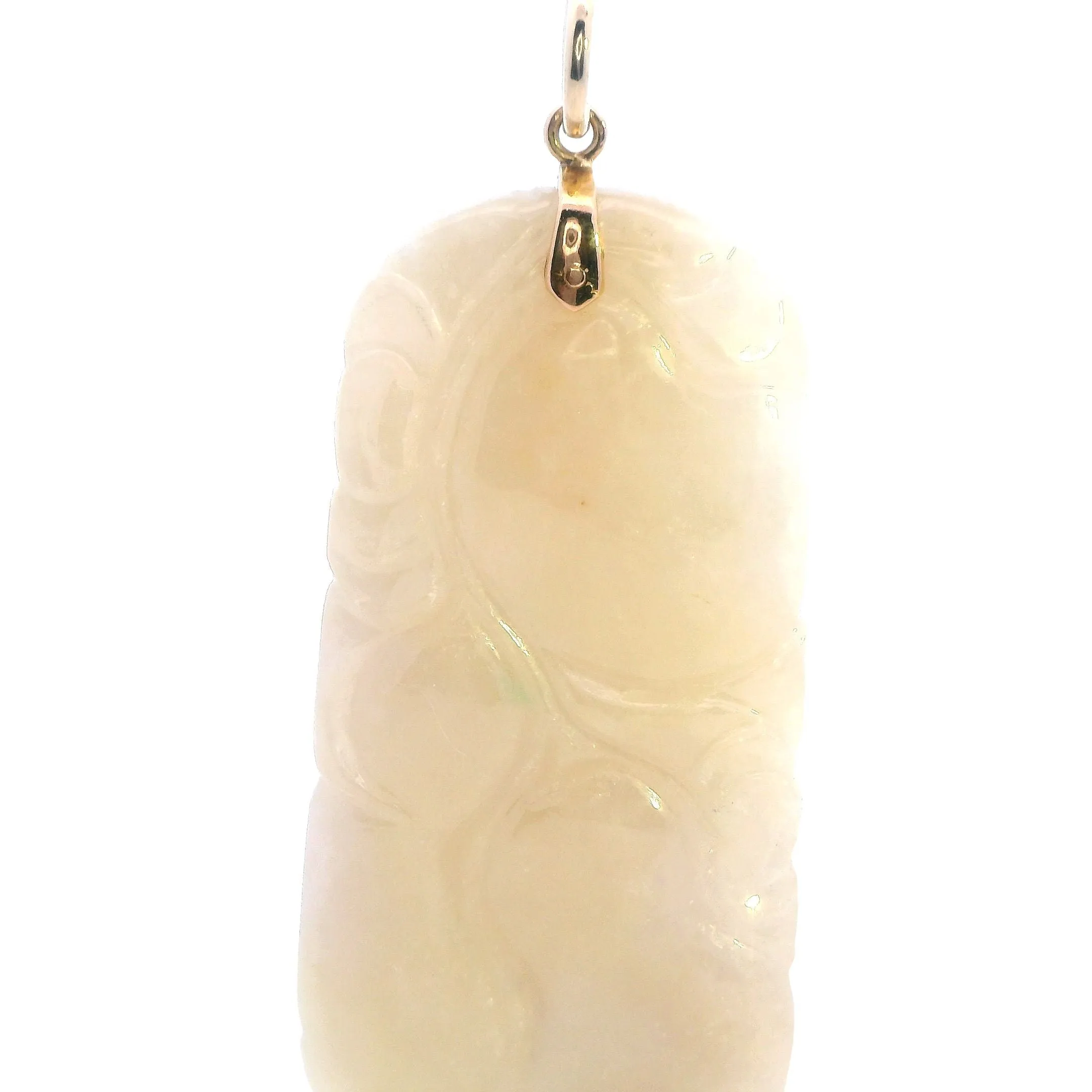 Modern Craftsmanship Meets Timeless Beauty: Enhanced Jade Pendant - Sustainable Elegance